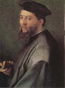 Andrea del Sarto Portrait of ecclesiastic USA oil painting artist